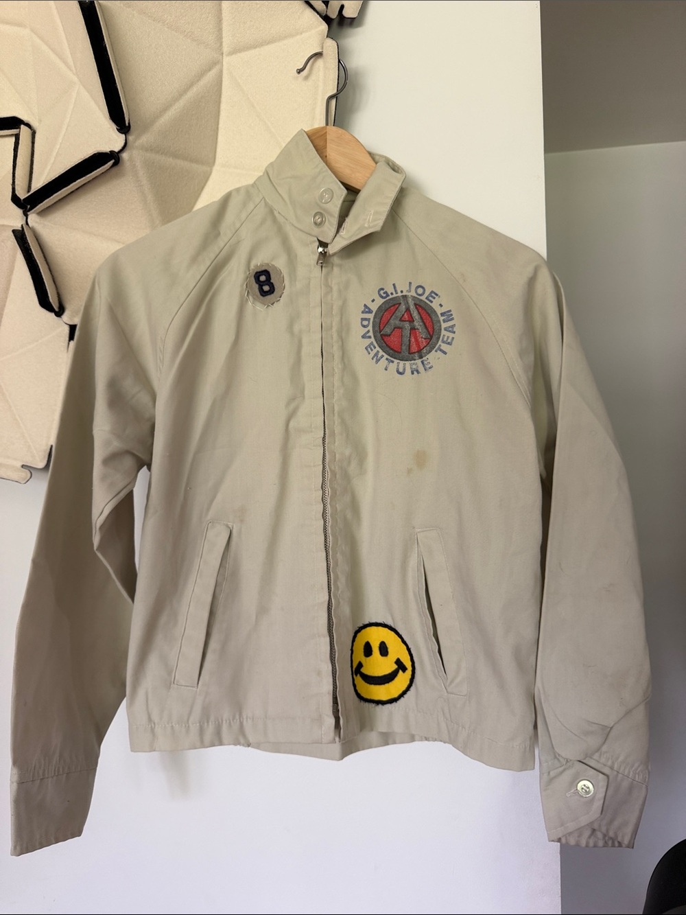 Vintage unique handmade zip up jacket boys size 6-8! GI Joe adventure y2k